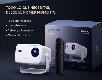 Native 1080P 650ANSI 8K Android14 L018 Projector with Auto Keystone Correction Focus Wifi6 BT5.4 Portable Movie Outdoor