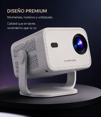 Native 1080P 650ANSI 8K Android14 L018 Projector with Auto Keystone Correction Focus Wifi6 BT5.4 Portable Movie Outdoor