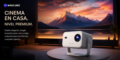 Native 1080P 650ANSI 8K Android14 L018 Projector with Auto Keystone Correction Focus Wifi6 BT5.4 Portable Movie Outdoor